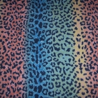 Плед флисовый "Трехцветный леопард", 150х200 артикул 6764a.